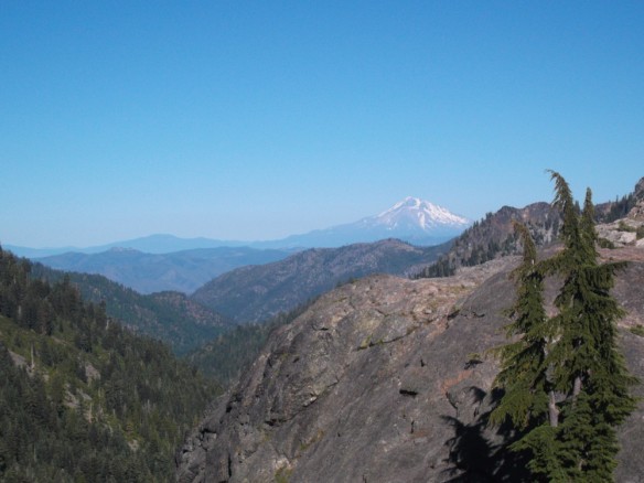 Mt. Shasta, as seen from the Marble Mountains